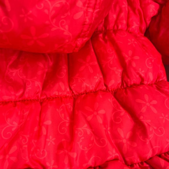 Disney Collection Elena of Avalor Red Puffer Jacket Size 2 Girls - Picture 4 of 5